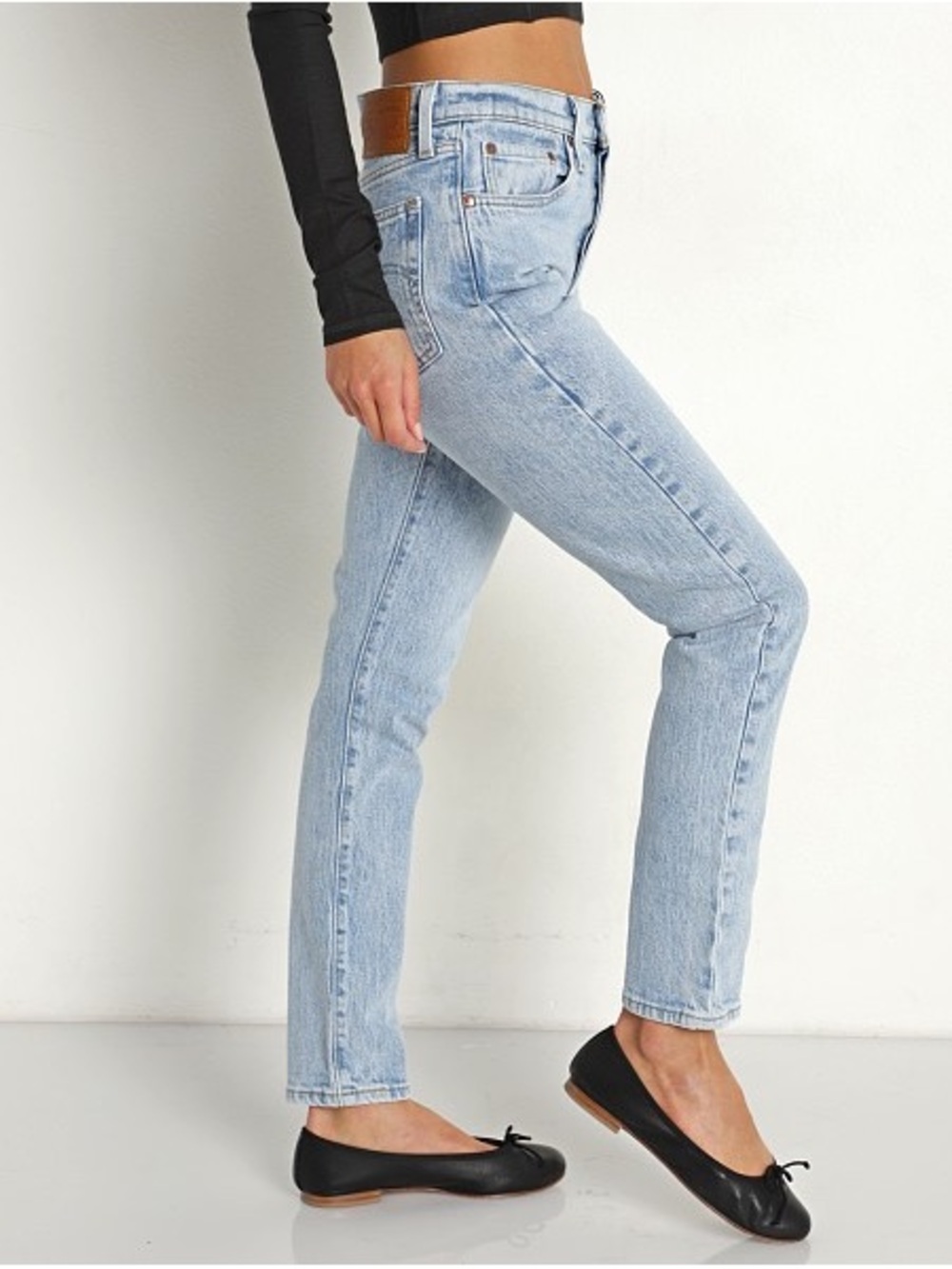 Levi's 501s skinny Women's Light Wash High-Rise Straight Jeans
